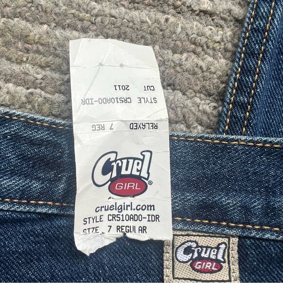 Y2K Cruel Girl Size 7R low rise relaxed fit boot cut jeans NWT - Picture 4 of 8